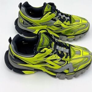 Balenciaga Men’s Sneakers Track.2 Track 2 Men's Black Green sz 42 US 9